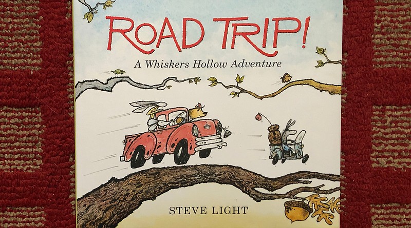 "Road Trip: A Whiskers Hollow Adventure" by Steve Light (Candlewick Press, Feb. 9), ages 2-5, 40 pages, $16.99 hardcover. (Arkansas Democrat-Gazette/Celia Storey)