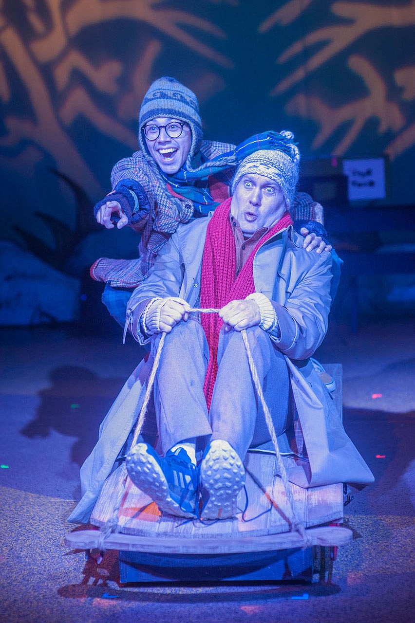 Antonio Romero Jr. (left) plays Frog to Bryce Kemph’s Toad in Trike Theatre’s production of the musical “A Year With Frog and Toad” in February 2020.
(Courtesy photo)