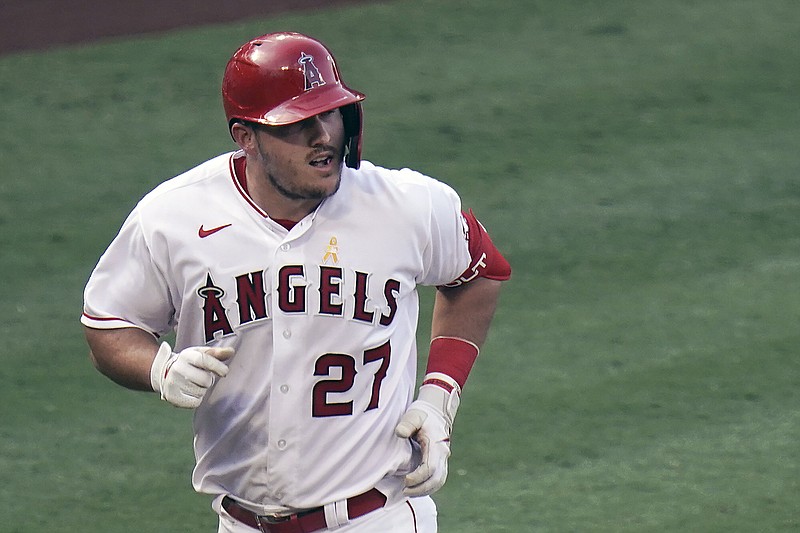 No third straight MVP for Angels' Mike Trout, but he leaves