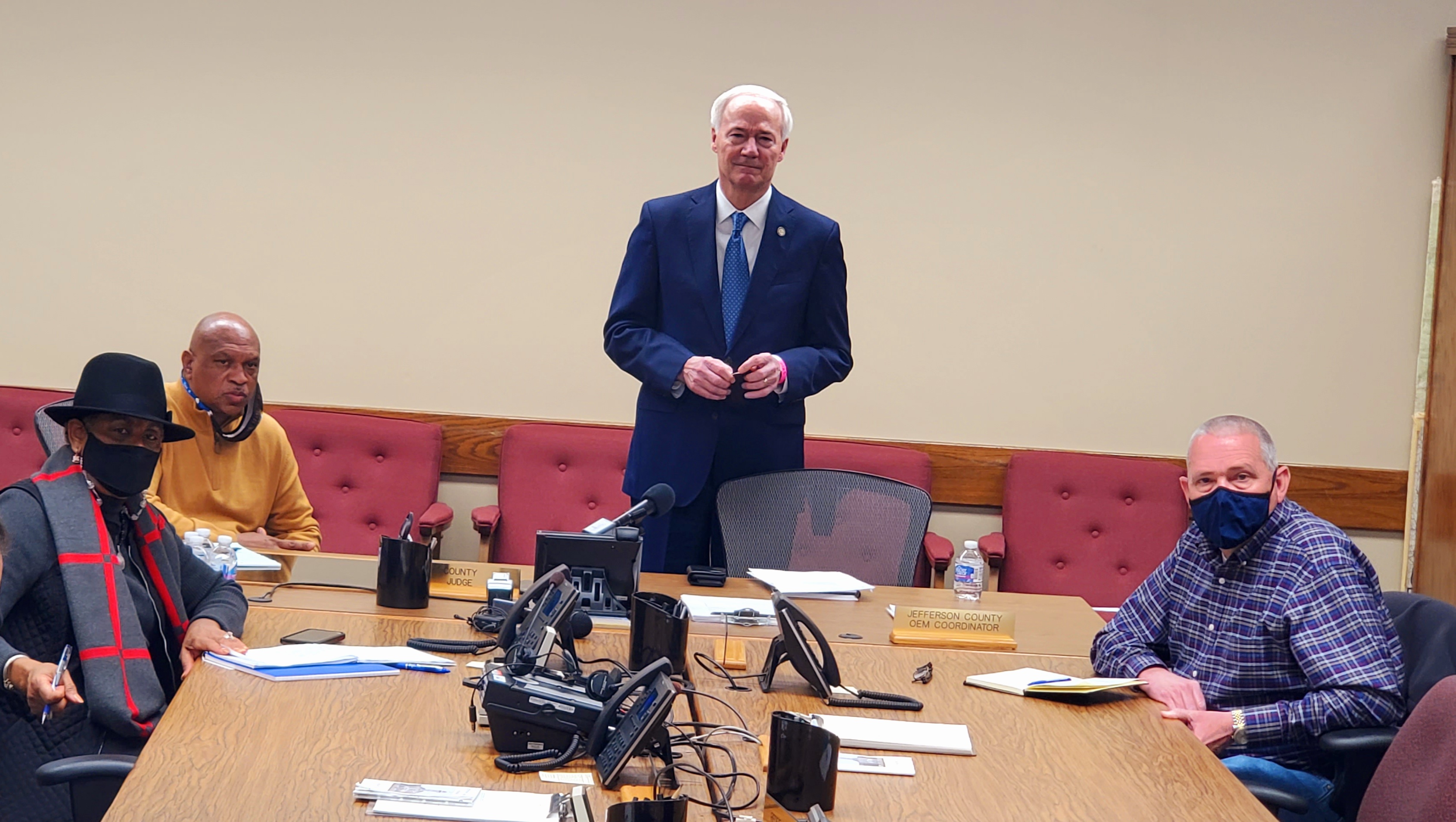 Governor, officials address water woes