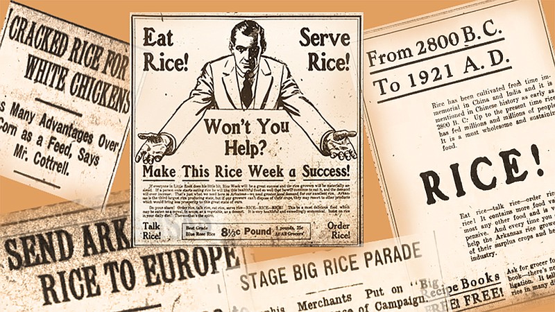 Ads and headlines from the Arkansas Gazette and Arkansas Democrat of February and March 1921. (Arkansas Democrat-Gazette)