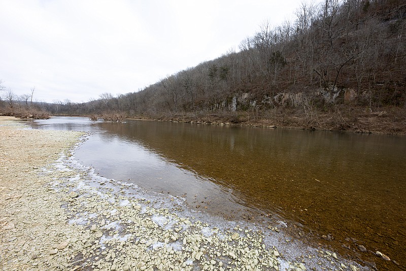 Located on the banks of the Buffalo River, Gilbert is a popular destination for outdoor lovers, especially during the warmer months of the year. - Photo by Corbet Deary of The Sentinel-Record