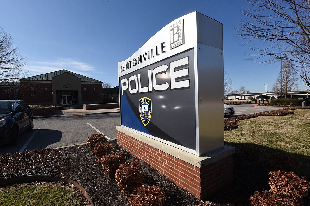 The April 13 bond issue includes $6.6 million for a new radio system at the Bentonville Police Department.
(NWA Democrat-Gazette/Flip Putthoff)