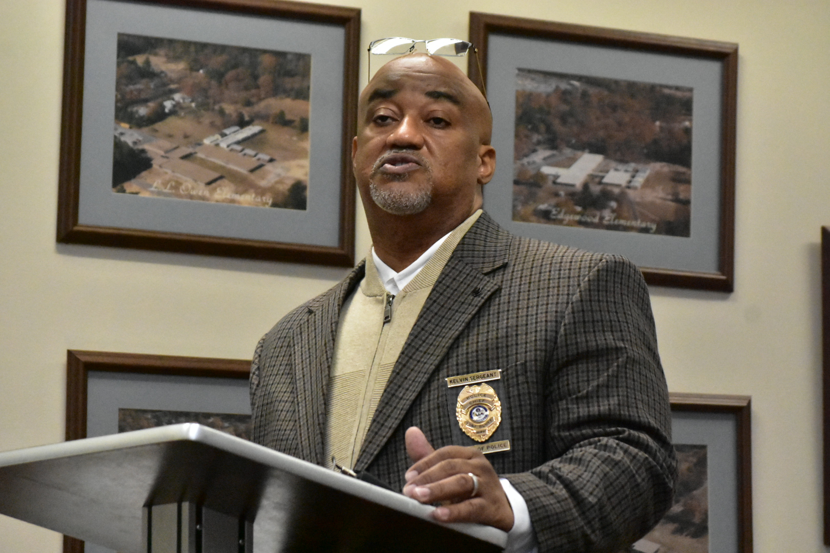 Police chief commits to security in schools