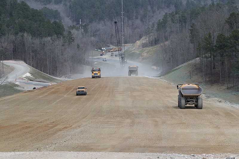 WATCH Dirt, base work for expressway extension nears completion Hot