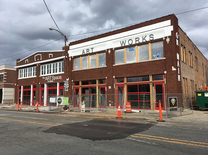 The Arts and Science Center for Southeast Arkansas' The ARTworks on Main is about 70 percent complete and should be ready to move into by late spring. (Special to The Commercial/Deborah Horn)