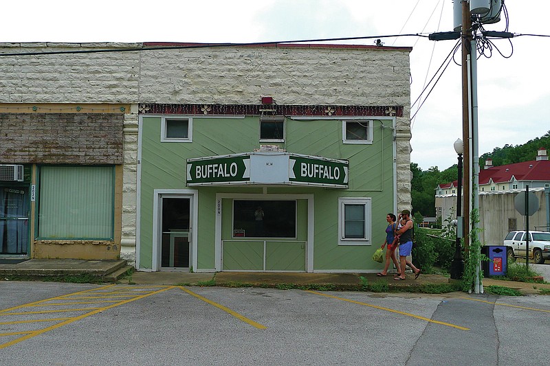 Arkansas Democrat-Gazette/BILL BOWDEN - 08/04/2015 - The Buffalo Theater event center in Jasper closed Monday (Aug. 3) after the nonprofit organization that had it since 2012 gave the building back to Bank of the Ozarks in lieu of foreclosure. The building served as a movie theater from 1948 until the late 1970s.