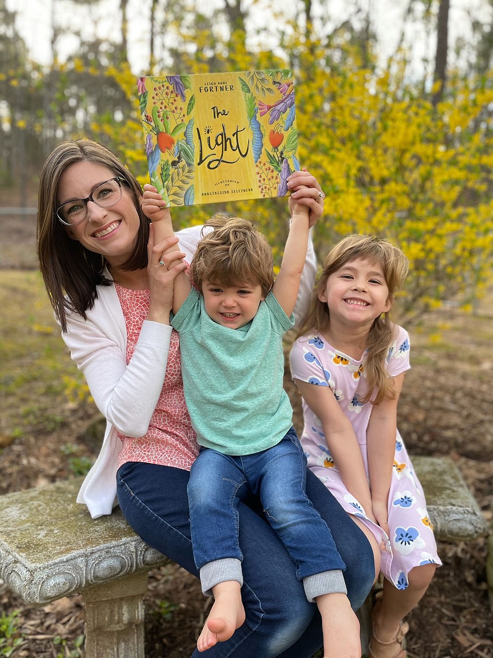 Leigh Anne Fortner of Conway wanted to help her children cope with covid-19 — and also ended up helping feed those in need — through her book, “The Light.” (Courtesy photo/Leigh Anne Fortner)