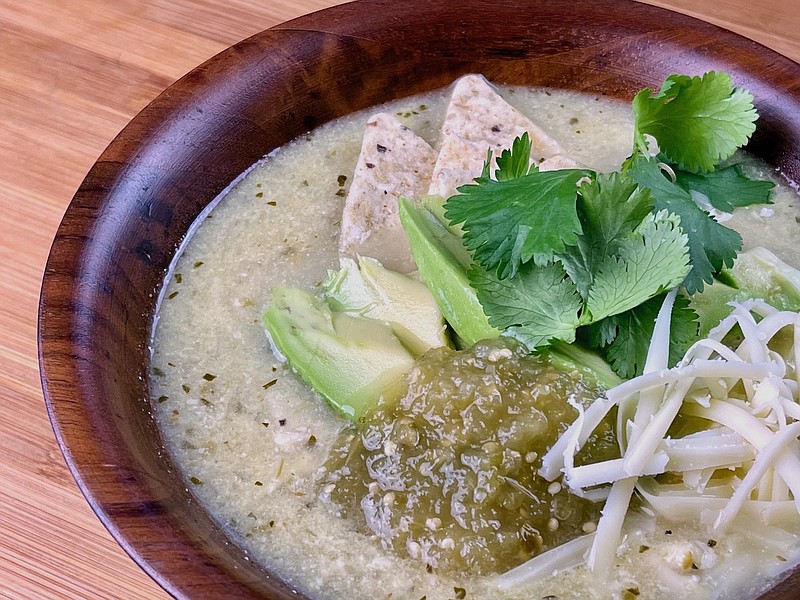 Green Enchilada Chicken Soup (Arkansas Democrat-Gazette/Kelly Brant)