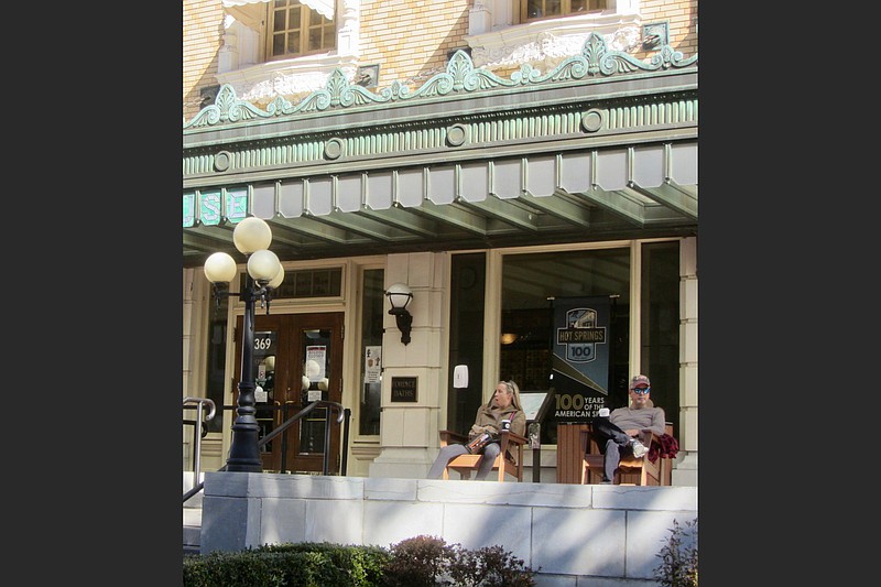 Fordyce Bathhouse is the visitor center for Hot Springs National Park. (Special to the Democrat-Gazette/Marcia Schnedler)