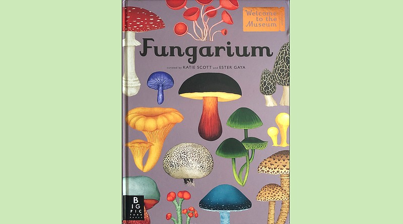 Fungarium by Ester Gaya and Katie Scott (Big Picture Books, April 6) ages 8-12, 80 pages, $35. (Arkansas Democrat-Gazette/Celia Storey)