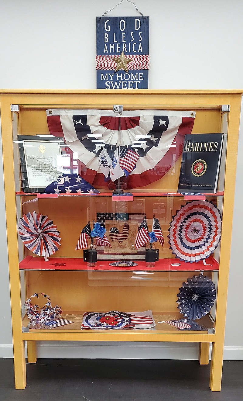 Redfield library display cases pay tribute to county veterans