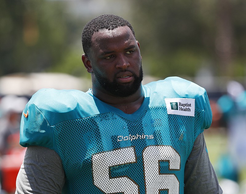 Patriots defender Davon Godchaux has his high school number