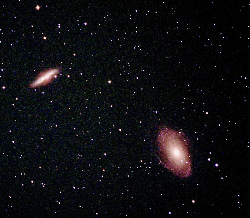 David Cater/Star-Gazing
Pictured are galaxies M81 and M82 near the Big Dipper.
