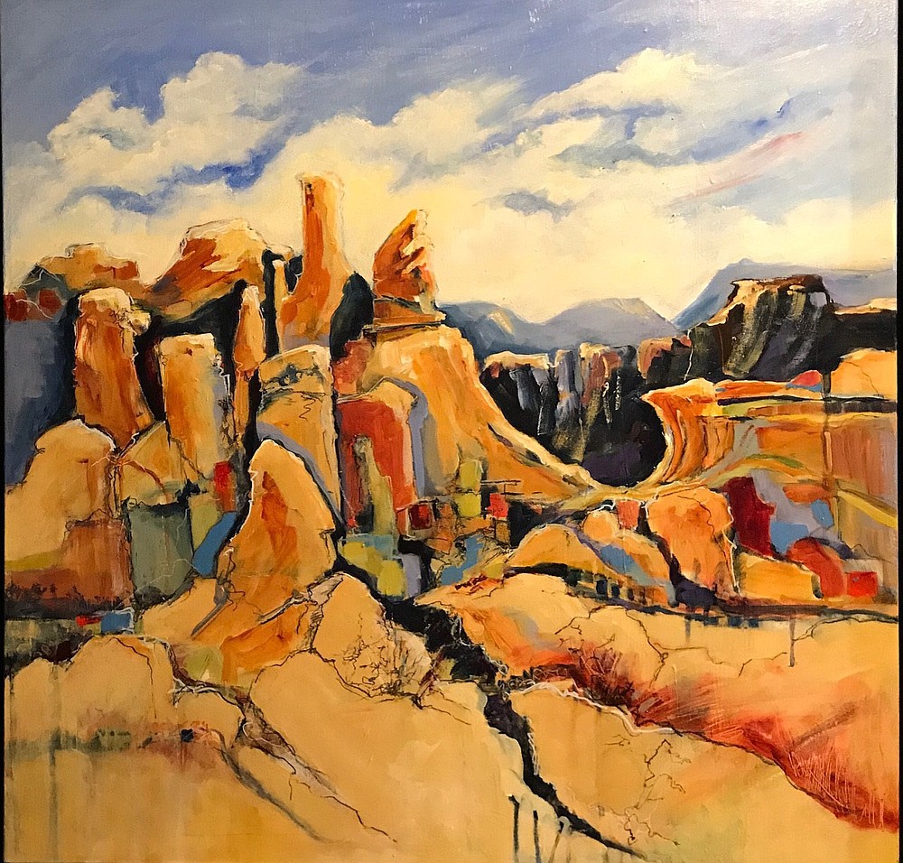 “I want my paintings to catch the viewers’ attention so that they pause, wanting to spend a bit more time with it,” Hart says. “I hope that my paintings connect with each viewer, triggering a memory, or recalling a place they visited, or a feeling.”
(Courtesy Image)