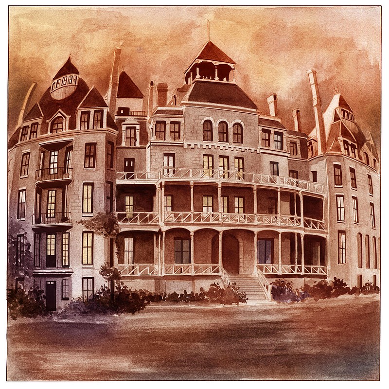 The Crescent Hotel was “America’s most luxurious resort hotel” when it was completed in 1886. (Courtesy Image/Copyright Sean Fitzgibbon)