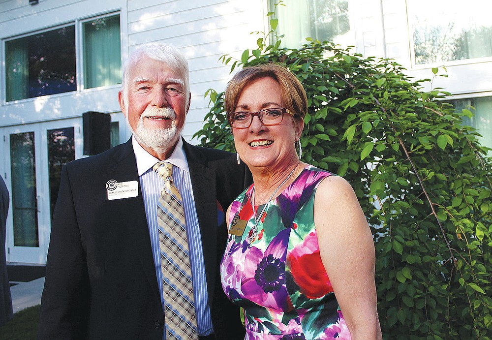 NWA Democrat-Gazette/CARIN SCHOPPMEYER Charles and Evelyn Jorgenson attend Plant a Seed.