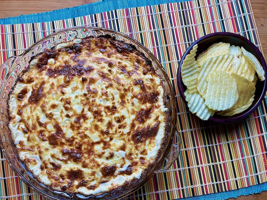 Sally Goss' Baked Onion Dip (Arkansas Democrat-Gazette/Kelly Brant)