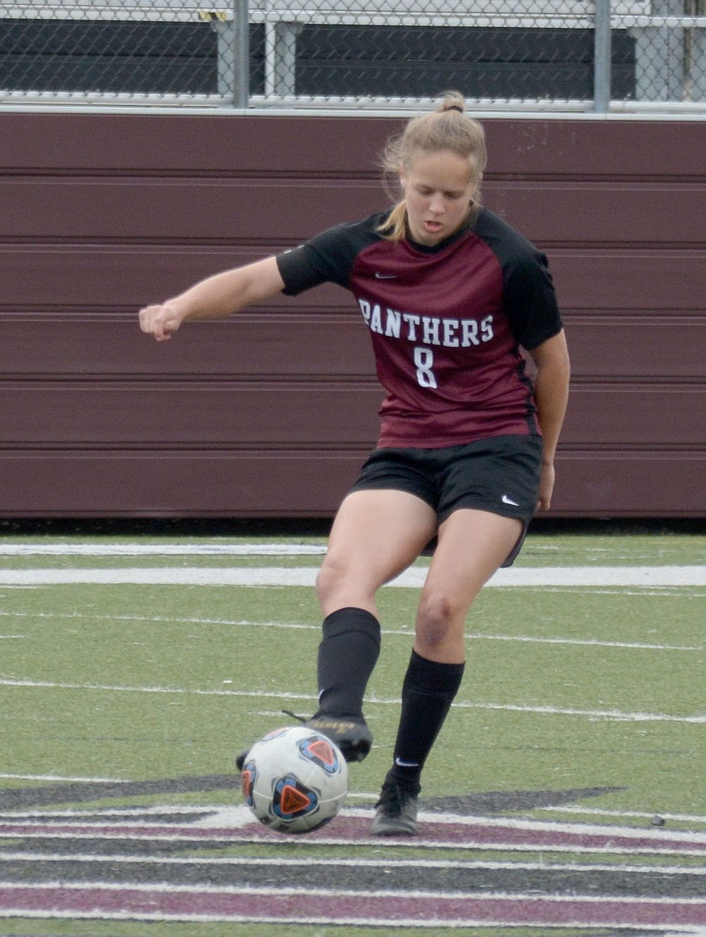 Graham Thomas/Herald-Leader
Junior Bethany Markovich takes a touch against Greenwood on March 30.