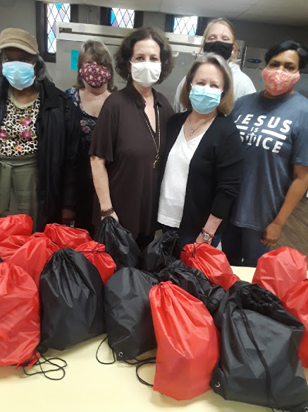 Homeless people given full packs