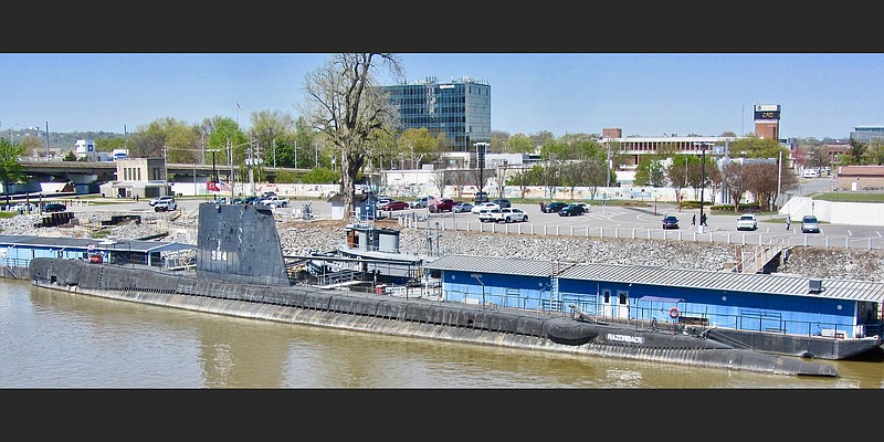 The USS Razorback, an attraction in North Little Rock, is named for a species of whale. (Special to the Democrat-Gazette/Jack Schnedler)