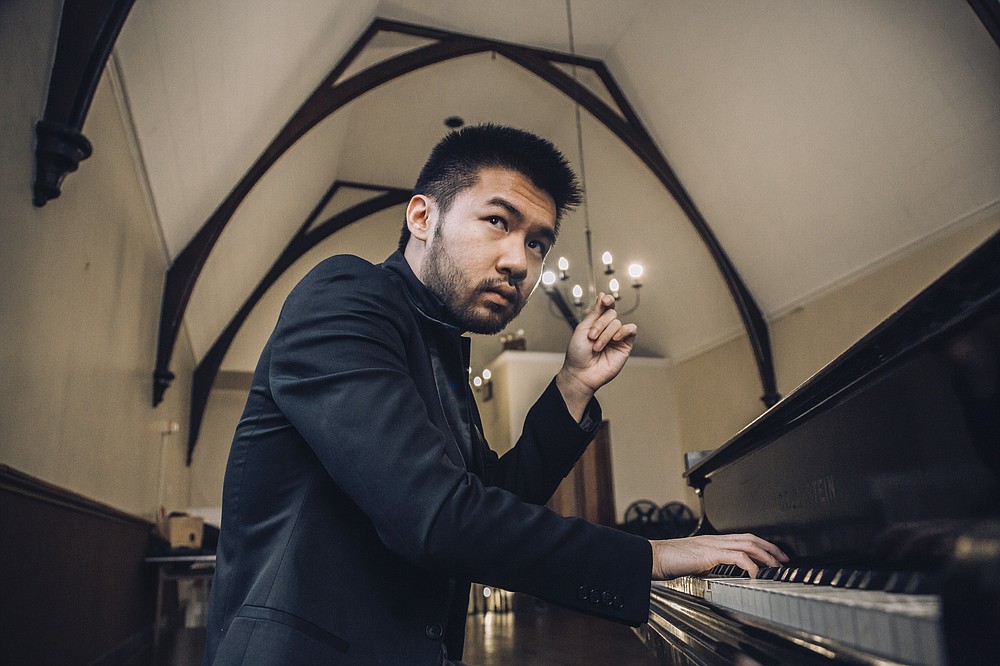 Pianist Conrad Tao plays Sergei Rachmaninoff’s “Piano Concerto No. 4” for the orchestra’s annual “Beethoven & Blue Jeans” concerts in November. (Special to the Democrat-Gazette)