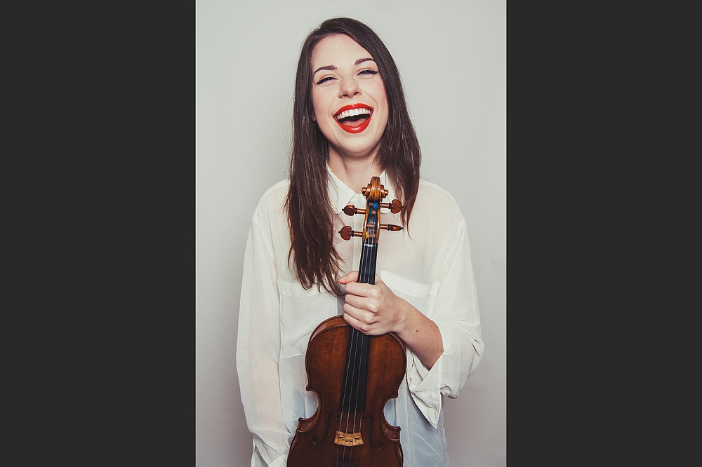 Violinist Tessa Lark plays Michael Torke’s Michael “Sky (Concerto for Violin & Orchestra)” for May Masterworks concerts and, as the orchestra's 2021-22 Richard Sheppard Arnold Artist of Distinction, will join orchestra members for a chamber concert the following week. (Special to the Democrat-Gazette)