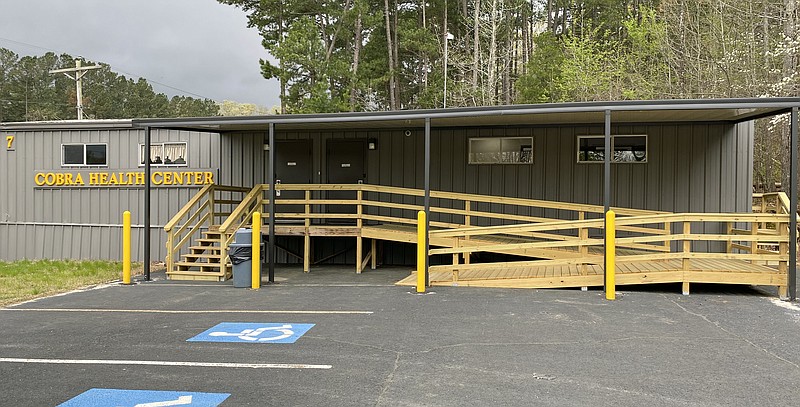 Fountain Lake School District recently opened its new Cobra Health Center for students, faculty, staff members and the public. - Photo by John Anderson of The Sentinel-Record