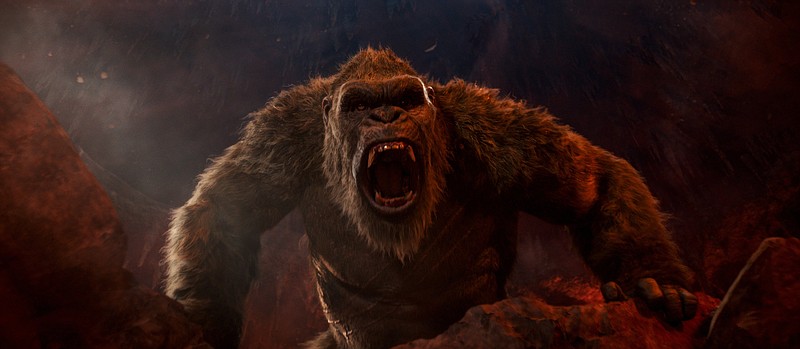 King Kong stars in Warner Bros. and Legendary Pictures’ action adventure “Godzilla vs. Kong,” a movie that should be seen on the big screen.