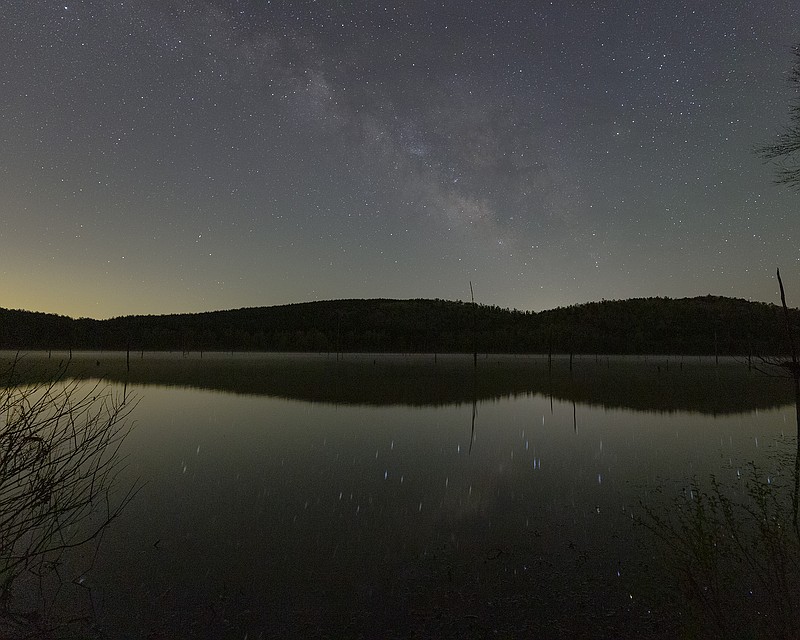 Dry Fork Lake is a great destination for stargazing. - Photo by Corbet Deary of The Sentinel-Record