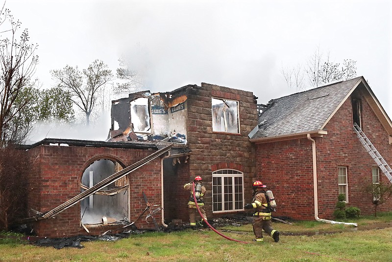 WATCH Lightning reportedly to blame for house fire Hot Springs