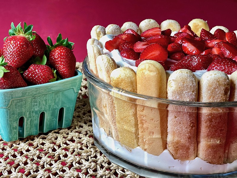 Strawberry-Mascarpone Icebox Cake (Arkansas Democrat-Gazette/Kelly Brant)