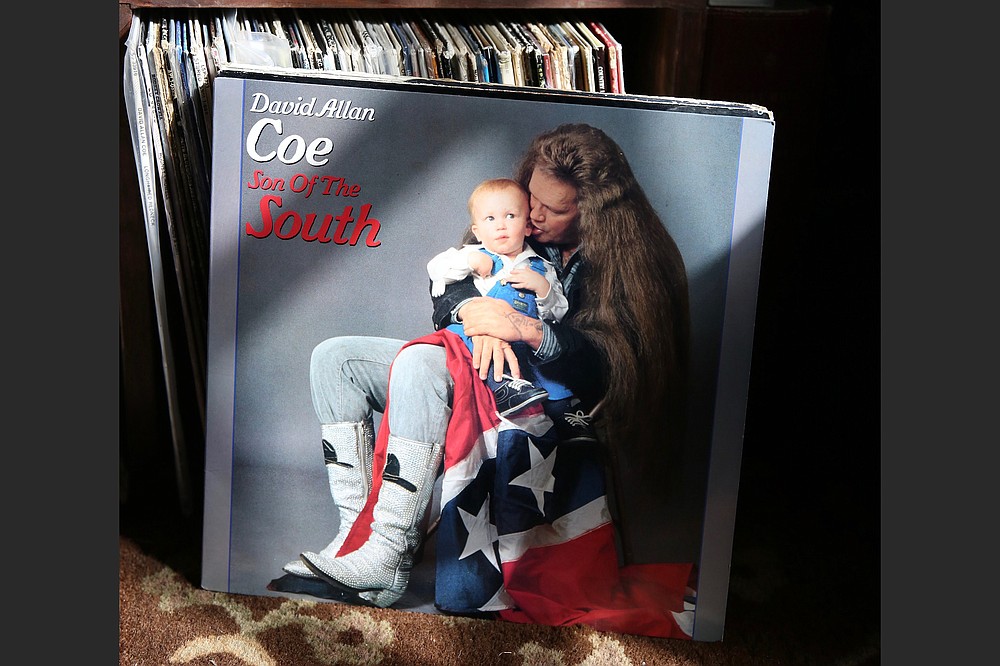 Tyler Mahan Coe was featured on the cover of his father’s 1986 album “Son of the South.” (Lila Hempel-Edgers)