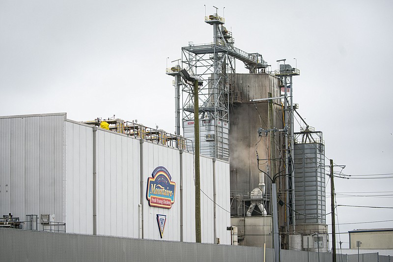 The Mountaire Farms chicken processing plant in Millsboro, Del., contaminated the drinking water of local residents. MUST CREDIT: Photo for The Washington Post by Al Drago