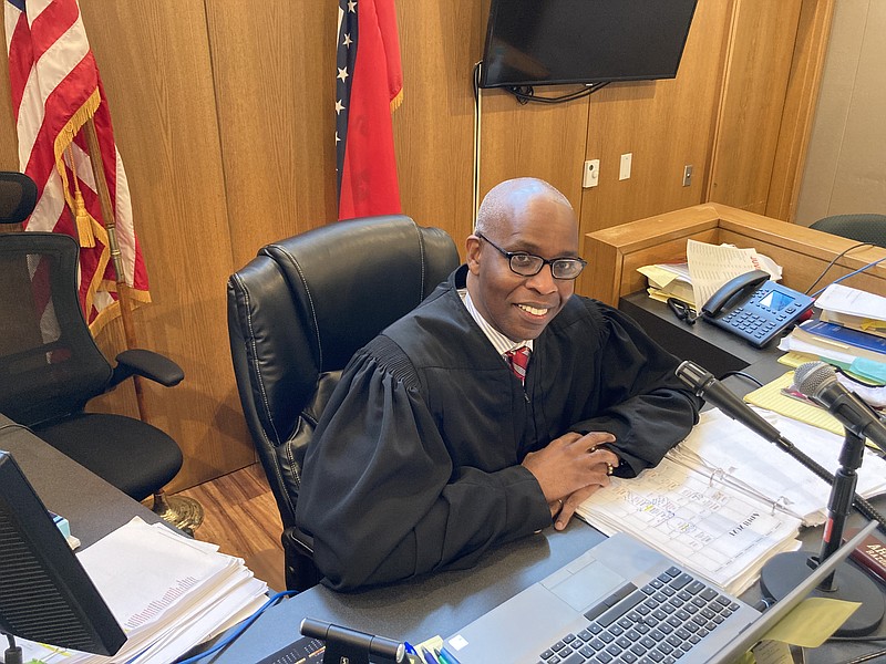 Circuit Judge Earnest Brown Jr., who handles juvenile court matters, has a new program at his disposal that will assist him in keeping at-risk children age three and under in their homes. (Pine Bluff Commercial/Byron Tate)