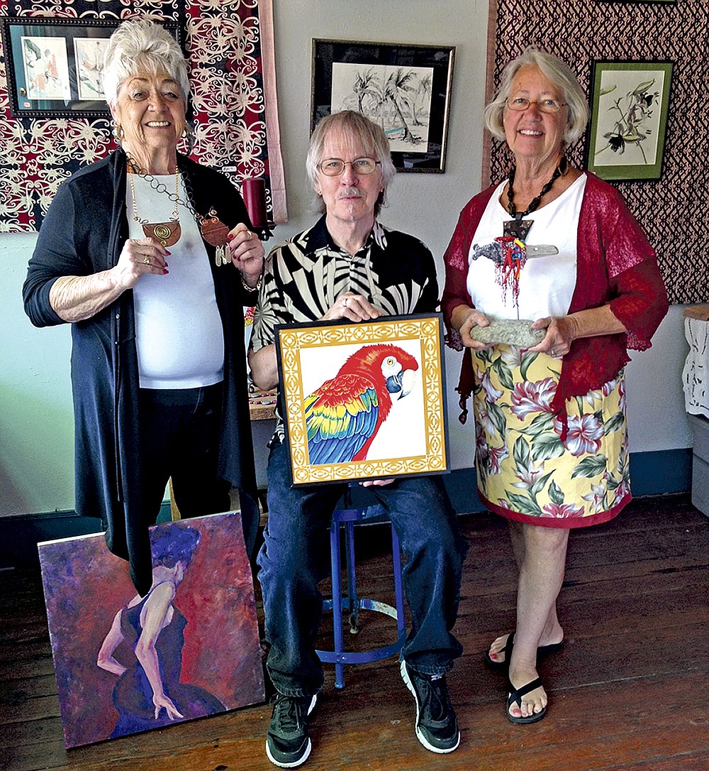 White Street Walk founders Mary Springer (from left), Zeek Taylor and Eleanor Lux promise the spring gallery tour will resume in 2022 and will celebrate its 30th anniversary then.    (Courtesy Photo)