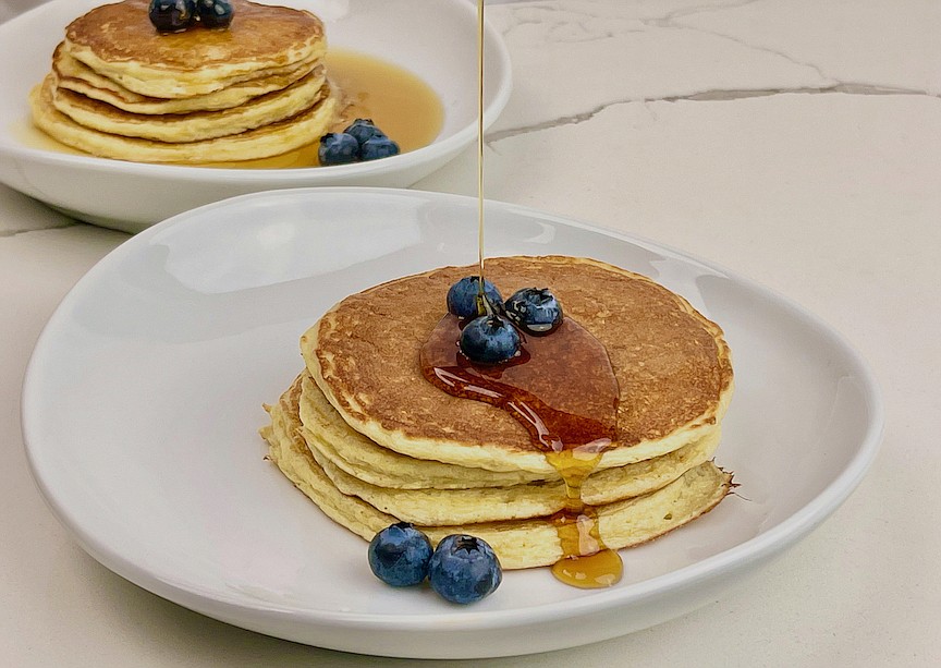 Cottage Cheese Pancakes (Arkansas Democrat-Gazette/Kelly Brant)