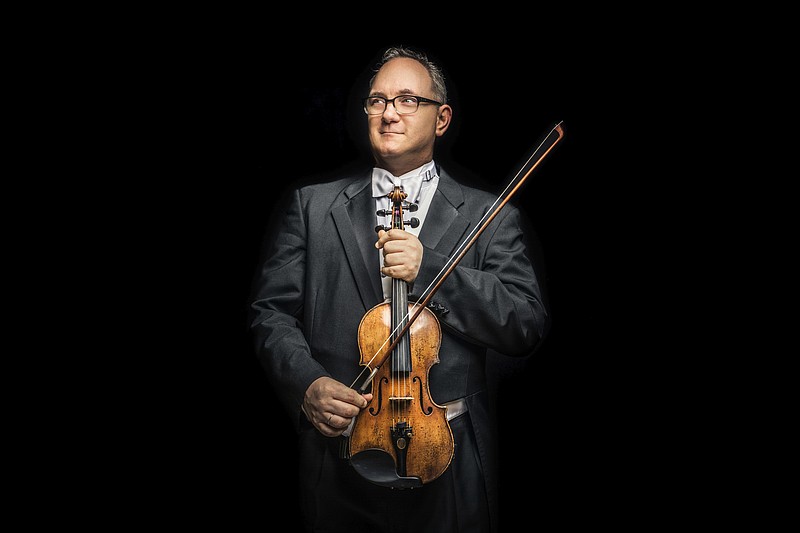 Arkansas Symphony concertmaster Andrew Irvin will be the violin soloist in Mozart’s “Sinfonia Concertante” with the orchestra Saturday and Sunday at Little Rock's Robinson Center Performance Hall. (Special to the Democrat-Gazette)