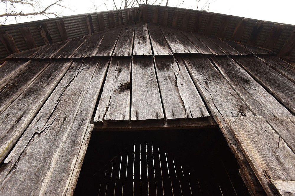 Farmstead visitors are welcome to go inside barns, sheds and the Parker-Hickman home.
(NWA Democrat-Gazette/Flip Putthoff)