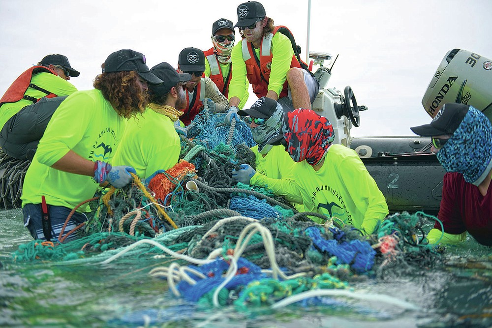 Expedition hauls tons of plastic out of remote Hawaii atolls