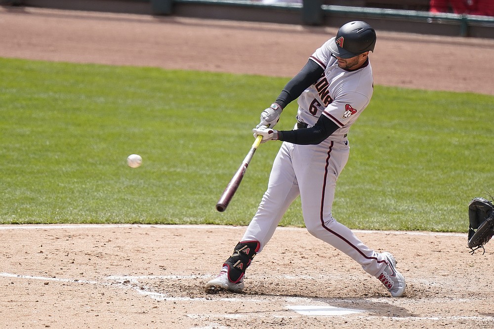 David Peralta Arizona Diamondbacks Alternate Black Baseball Player