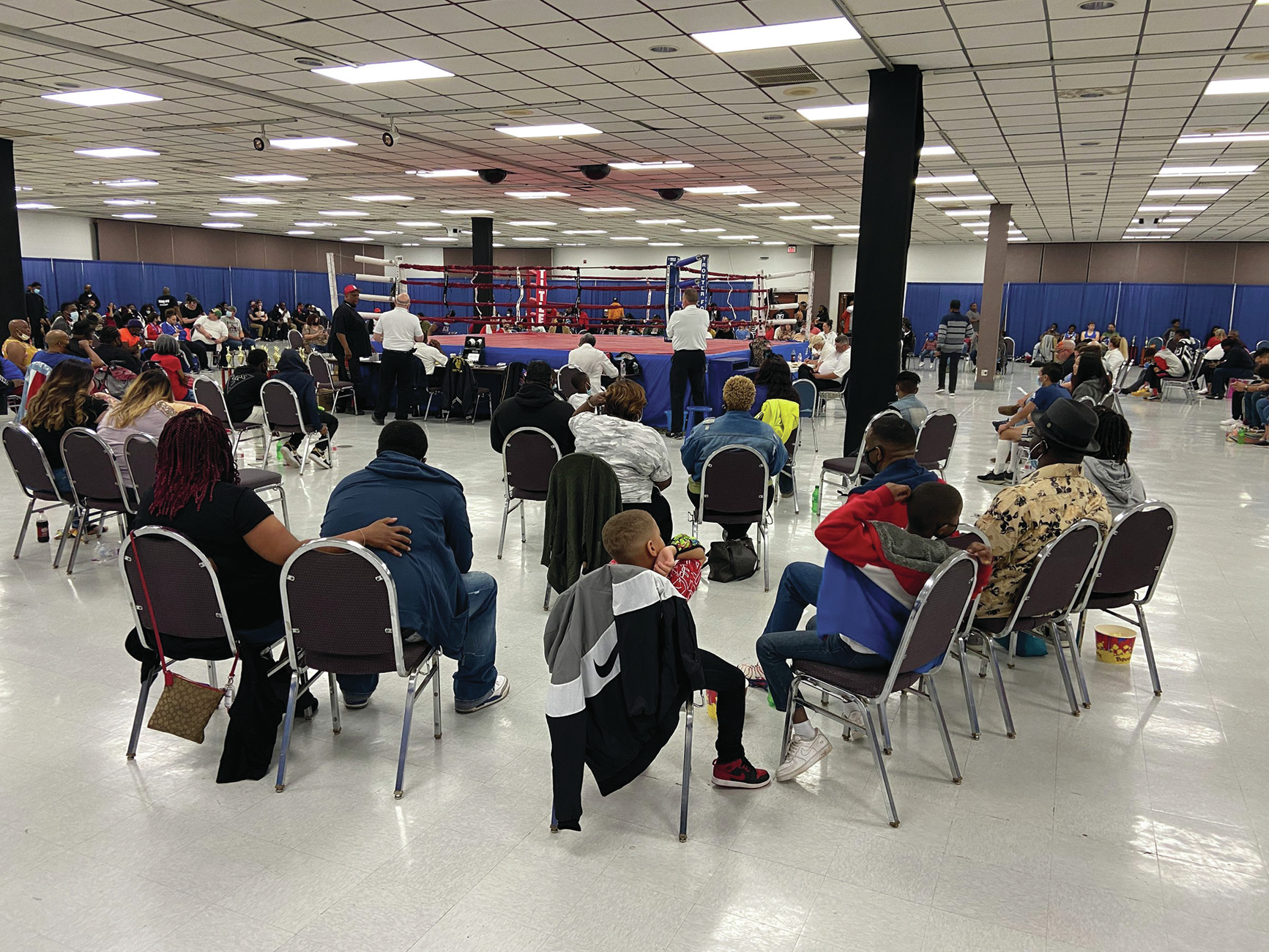 Fans fill seats for 17 fights  at Boxing Back in the Bluff