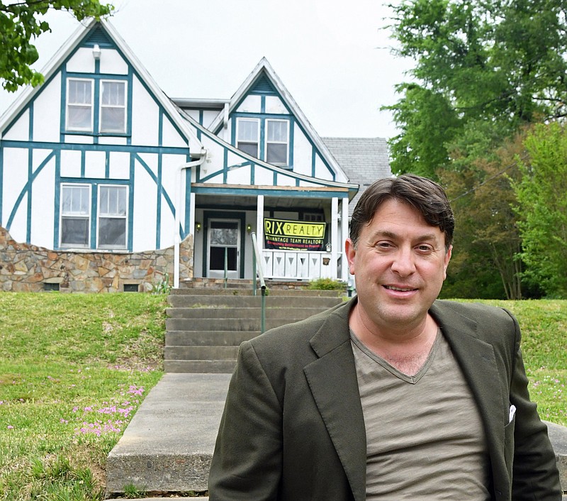 Chris Rix recently bought the Bill Clinton boyhood home and intends to open it to tourism later this year. - Photo by Tanner Newton of The Sentinel-Record