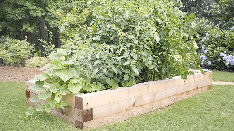 COURTESY PHOTO
Raised garden beds create visual interest and an ideal growing environment.