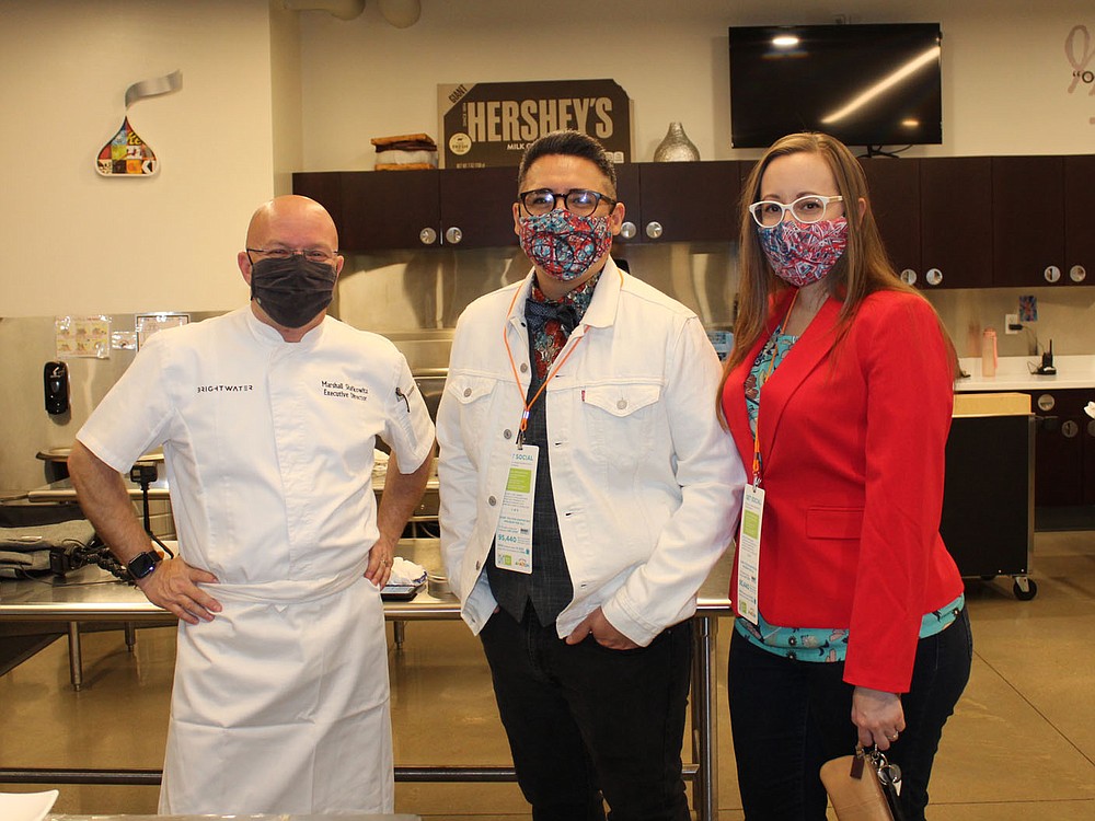 Marshall Shafkowitz (from left) and David and Angie Gomez
Amazeum UnGala
(NWA Democrat-Gazette/Carin Schoppmeyer)