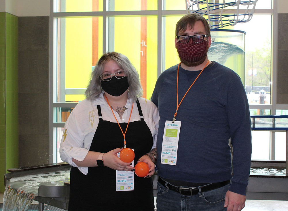 Terah and Patrick Clark
Amazeum UnGala
(NWA Democrat-Gazette/Carin Schoppmeyer)
