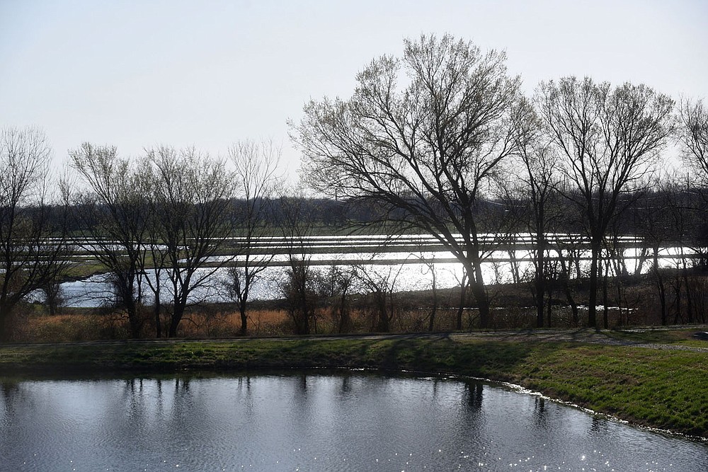 The hatchery's 17 ponds attract an array of birds.
(NWA Democrat-Gazette/Flip Putthoff)