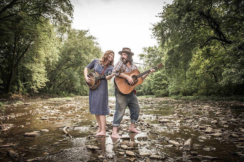 SUBMITTED
The Creek Rocks features Cindy Woolf, who was raised in Batesville, along the southern foothills of the Ozarks Mountain region, and Mark Bilyeu, who hails from Springfield, Mo., located atop the Ozarks Plateau. They began their musical collaboration in 2003 with Mark at the helm for Woolf’s debut CD “Simple and Few.” They married each other in 2013, shortly after the release of Cindy’s third solo CD, “May.”