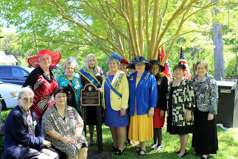 Members of CD17C, with President General CD17C Dorothy Thompson directly behind the marker. - Submitted photo