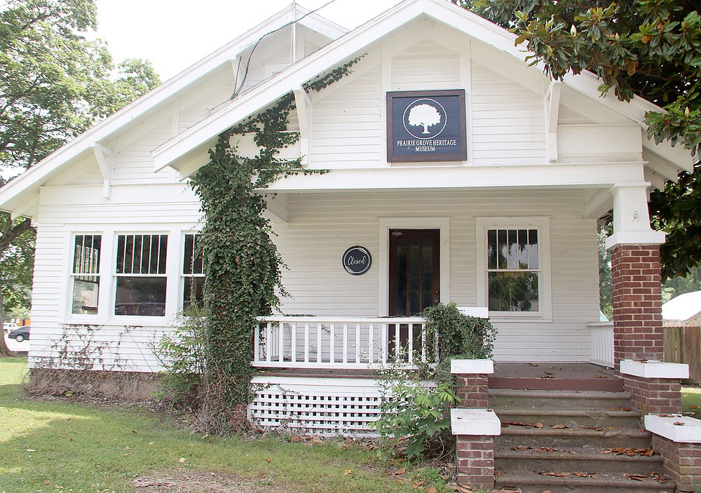 LYNN KUTTER ENTERPRISE-LEADER
The new Prairie Grove Heritage Museum at 311 E. Buchanan is open from 9 a.m. to noon every Saturday.